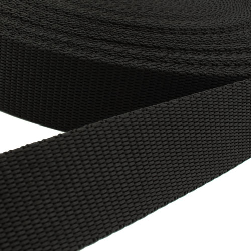 Gurtband schwarz 25mm online kaufen