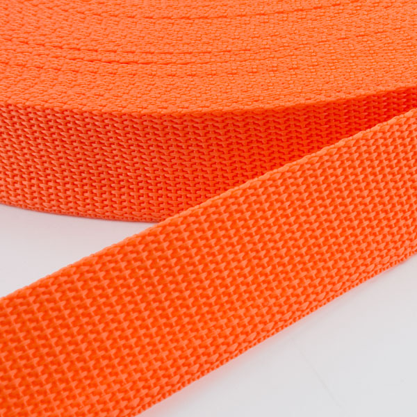 50m Gurtband orange 15mm online kaufen