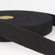 Gurtband schwarz 25mm online kaufen