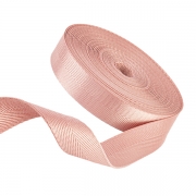 Gurtband Polyester Fischgrt 38mm flamingo