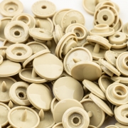 25 Kam Snaps Druckknpfe beige 25 12,4mm