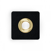 sen-Patch mit Prym-se 8mm gold schwarz