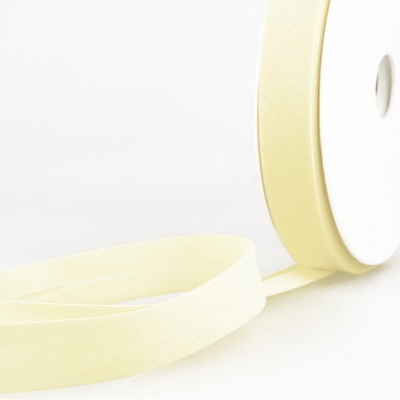 Schrgband creme aus Baumwolle PES 20mm