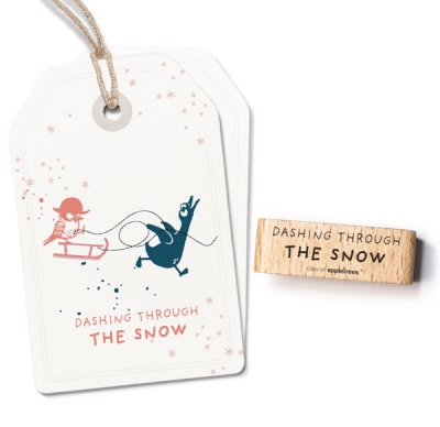 Stempel Dashing through the snow