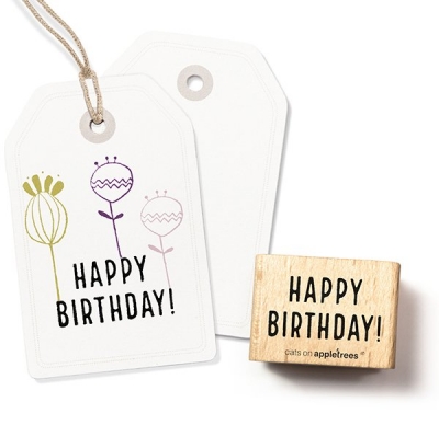 Stempel Happy Birthday 1