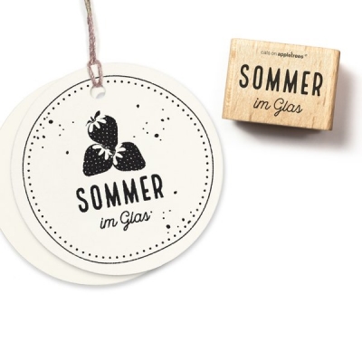 Stempel Sommer im Glas